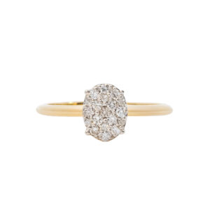 ANILLO SOLITARIO EN ORO AMARILLO 0.20 CT