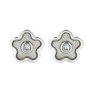 BROQUEL EN ORO BLANCO DE 14K