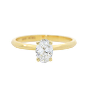 ANILLO SOLITARIO EN ORO AMARILLO