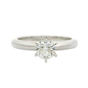 ANILLO SOLITARIO EN ORO BLANCO