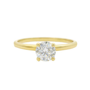ANILLO SOLITARIO EN ORO AMARILLO